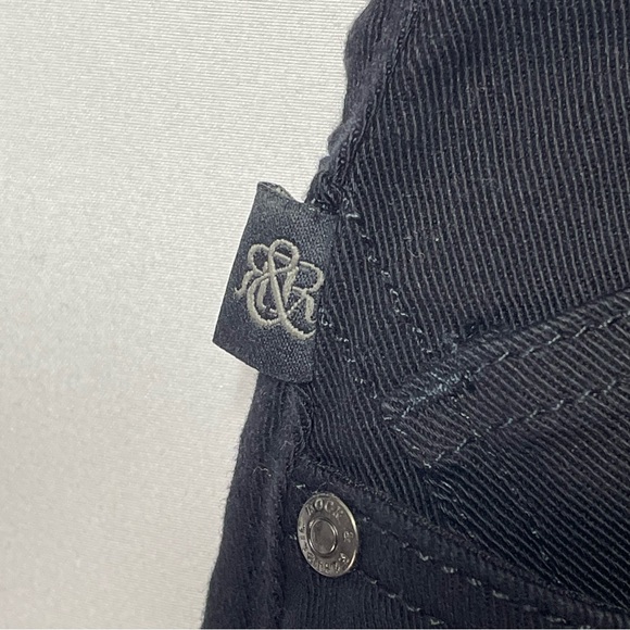 Rock & Rebublic Kendall Mid Rise Capri in Black NWT Women's Size 12 - Picture 12 of 14